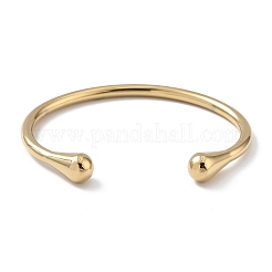 Ion Plating(IP) 304 Stainless Steel Cuff Bangles for Women&nbsp;BJEW-Z078-12G