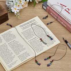 4Pcs Natural Gemstone Bookmark&nbsp;HJEW-FG00033