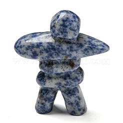 Natural & Synthetic Gemstone Carved Healing Human Shape Figurines&nbsp;DJEW-D012-03G