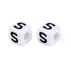Opaque Acrylic Beads&nbsp;SACR-N020-04A-S