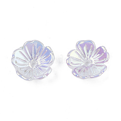 5-Petal Electroplate Acrylic Bead Caps&nbsp;LS-X-PACR-T014-05