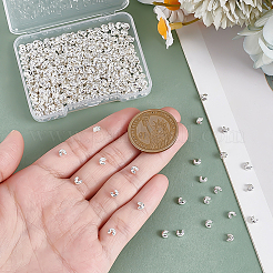 500Pcs Iron Crimp Beads Covers&nbsp;IFIN-ME0001-23A