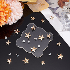 30 Sets 3 Style Zinc Alloy Garment Semi-Tublar Rivets&nbsp;FIND-AR0003-49