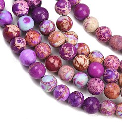 Natural Imperial Jasper Beads Strands&nbsp;G-I122-6mm-16