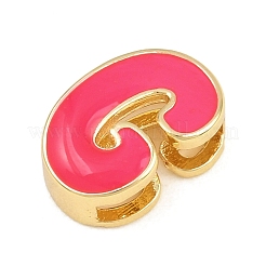 Brass Enamel Beads&nbsp;KK-CBA3FD6-08G-G