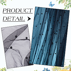 Polyester Lace Fabric&nbsp;DIY-WH0504-380A