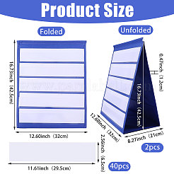 20 Bags Cloth Desk Calendar Display Holder&nbsp;AJEW-CA0005-47B