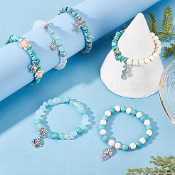 DIY Ocean Theme Bracelet Making Kit&nbsp;DIY-SC0020-87