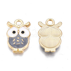 Alloy Enamel Pendants&nbsp;PALLOY-N170-019B-NR