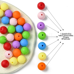 35Pcs Food Grade Eco-Friendly Silicone Focal Beads&nbsp;SIL-FS0001-22A
