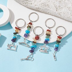 Tibetan Style Zinc Alloy Keychains&nbsp;KEYC-JKC00728