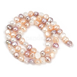 Natural Cultured Freshwater Pearl Beads Strands&nbsp;PEAR-P064-19G-02M