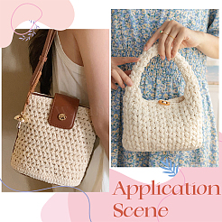 5Pcs 5 Colors PU Imitation Leather Bag Bottoms&nbsp;FIND-CL0001-87B