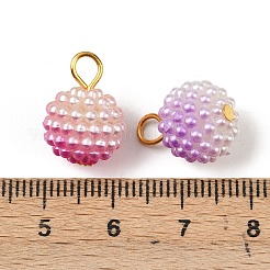 Gradient Color Opaque Resin Pendants&nbsp;RESI-D016-01