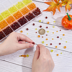 1590Pcs Transparent Acrylic Beads&nbsp;TACR-PH0001-90C