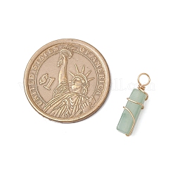 20Pcs 10 Styles Natural Mixed Stone Copper Wire Wrapped Pendants&nbsp;PALLOY-JF03976
