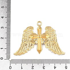 Baking Paint 304 Stainless Steel with Rhinestone Pendants&nbsp;STAS-Z186-03G-01