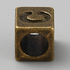 Tibetan Style Alloy European Beads&nbsp;FIND-WH20009-45AB-C