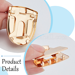 12Pcs 2 Styles Alloy Tuck Lock Clasps&nbsp;DIY-GF0012-79