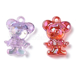 Electroplate Transparent UV Plating Acrylic Pendants&nbsp;OACR-I014-32