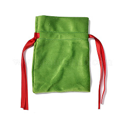 Christmas Theme Velvet Packing Pouches&nbsp;ABAG-G013-01A