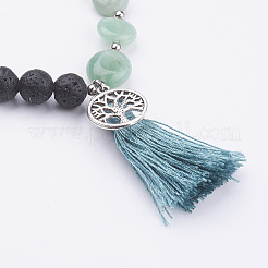 Tassel Charm Bracelets&nbsp;BJEW-P186-F06