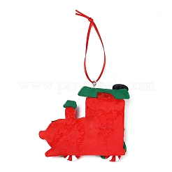 Christmas Car Handmade Polymer Clay Pendant Decorations&nbsp;LS-HJEW-P017-03A