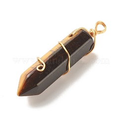 Natural Mixed Gemstone Pointed Pendants&nbsp;PALLOY-JF01502