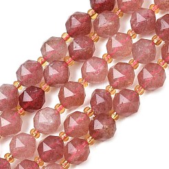Natural Strawberry Quartz Beads Strands&nbsp;GG-NH0014-A01