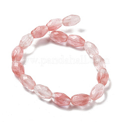 Cherry Quartz Glss Beads Strands&nbsp;G-P520-C04-01