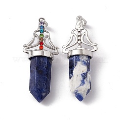 Natural Sodalite Big Pointed Pendants&nbsp;G-I342-01P-05