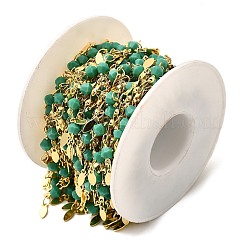 Brass Horse Eye Link Chains&nbsp;KK-D391-03G