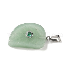 Natural Green Aventurine Carved Pendants&nbsp;G-P599-04P-10