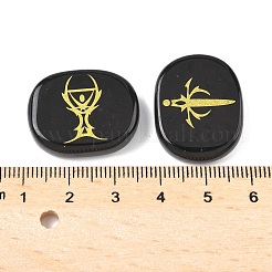 4Pcs 4 Styles Natural Obsidian Display Decorations&nbsp;G-F786-02C-07