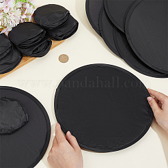 Nylon Foldable Flying Disc or Fan with Storage Bag Assortment&nbsp;AJEW-WH0696-153A