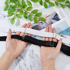 2Pcs 2 Colors Simple Polyester Shirt Stay Belt&nbsp;AJEW-FH00004-17A