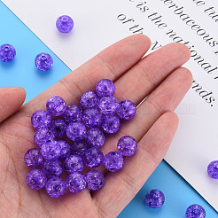 Transparent Crackle Acrylic Beads&nbsp;MACR-S373-66C-N21