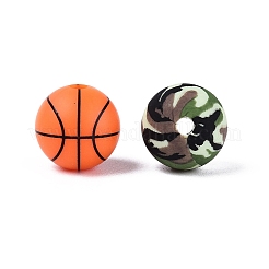 Printed Silicone Beads&nbsp;SIL-N006-25