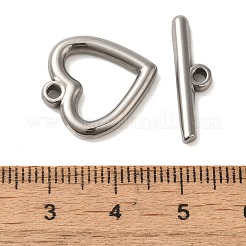 Non-Tarnish 304 Stainless Steel Toggle Clasps&nbsp;STAS-Q324-04P