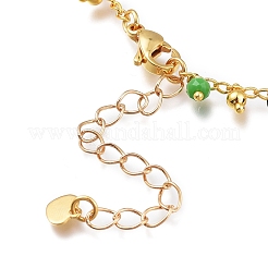 Brass Curb Chains Anklets&nbsp;AJEW-AN00310