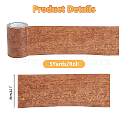 PE Imitation Wood Grain Adhesive Tape&nbsp;AJEW-WH0270-222H