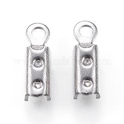 Tarnish Resistant 304 Stainless Steel Folding Crimp Ends&nbsp;STAS-P107-06P