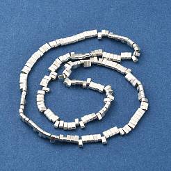 Electroplated Non-magnetic Synthetic Hematite Beads Strands&nbsp;G-E495-11B-03