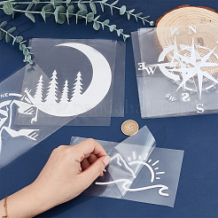 5 Sheets 5 Styles PVC Waterproof Stickers&nbsp;DIY-GF0006-27
