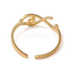 304 Stainless Steel Cuff Rings&nbsp;LS-RJEW-G299-05G