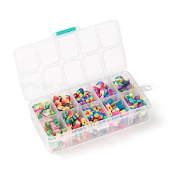 300Pcs 5 Styles Handmade Polymer Clay Beads&nbsp;CLAY-LS0001-04