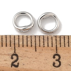 Brass Ring Charm Connectors&nbsp;KK-P284-06P