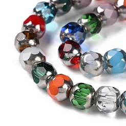 Electroplate Glass Beads Strands&nbsp;GLAA-K061-03