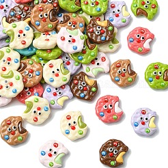 20Pcs Opaque Resin Cabochons&nbsp;RESI-YW0005-78