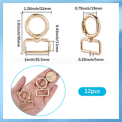 12Pcs Alloy Swivel Clasps&nbsp;FIND-SP0003-62G